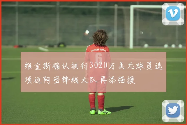 维金斯确认执行3020万美元球员选项迈阿密锋线大队再添强援