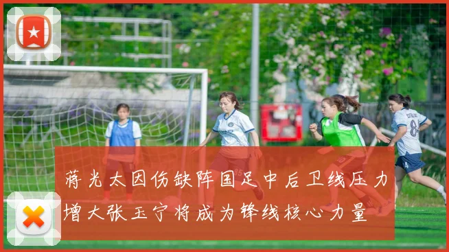 蒋光太因伤缺阵国足中后卫线压力增大张玉宁将成为锋线核心力量